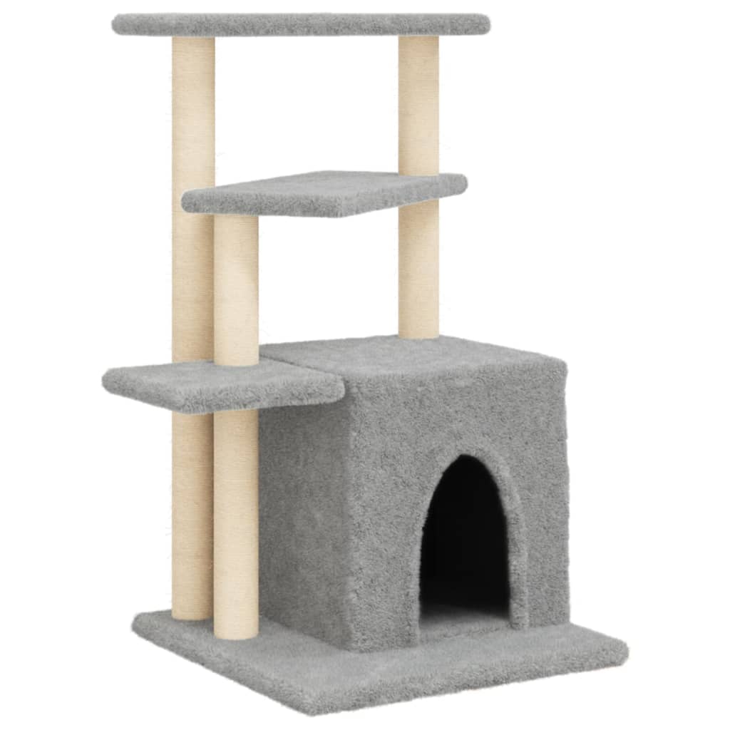 Albero Per Gatti Con Tiragraffi In Sisal 83,5 Cm