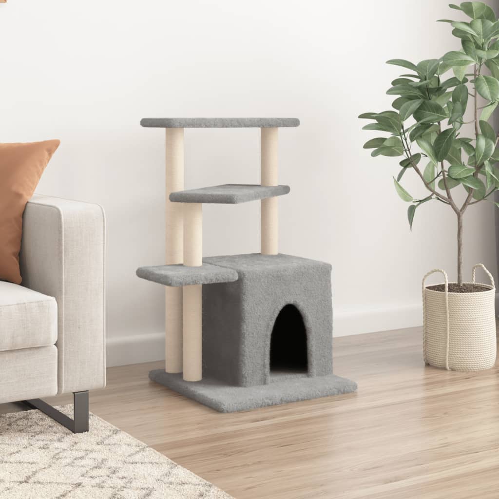 Albero Per Gatti Con Tiragraffi In Sisal 83,5 Cm