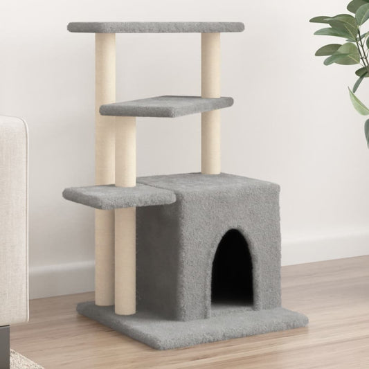 Albero Per Gatti Con Tiragraffi In Sisal 83,5 Cm