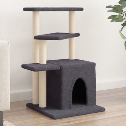 Albero Per Gatti Con Tiragraffi In Sisal 83,5 Cm