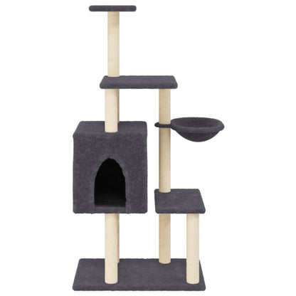 Albero Per Gatti Con Tiragraffi In Sisal 131 Cm