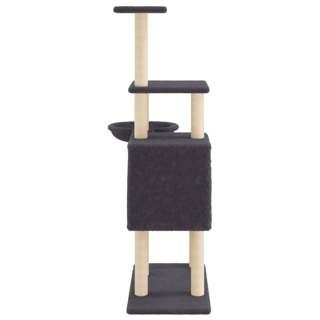 Albero Per Gatti Con Tiragraffi In Sisal 131 Cm