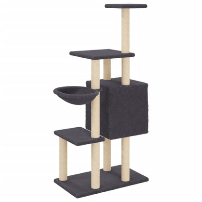 Albero Per Gatti Con Tiragraffi In Sisal 131 Cm