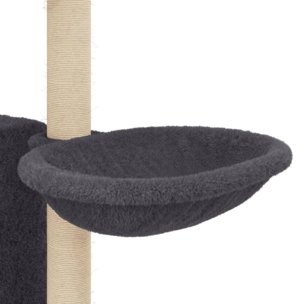Albero Per Gatti Con Tiragraffi In Sisal 131 Cm