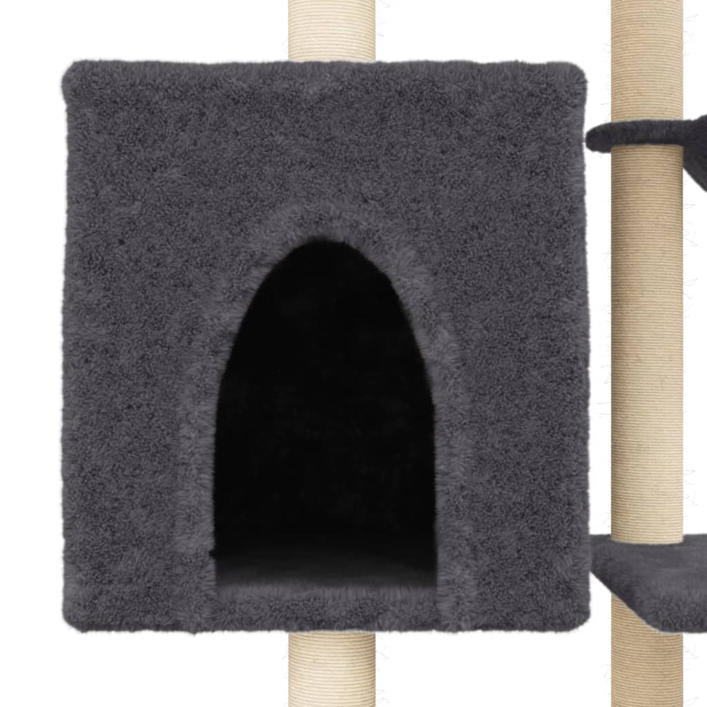 Albero Per Gatti Con Tiragraffi In Sisal 131 Cm