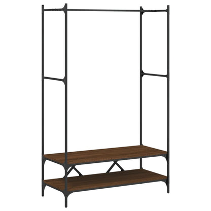 Appendiabiti Con Scaffali In Legno Multistrato