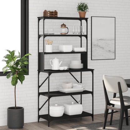 Scaffale Cucina 6Ripiani 90X40X180Cm Multistrato