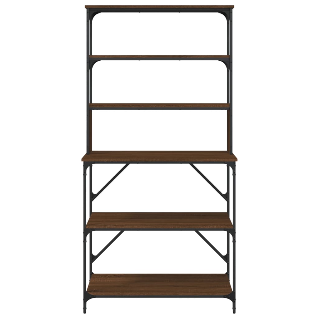 Scaffale Cucina 6Ripiani 90X40X180Cm Multistrato