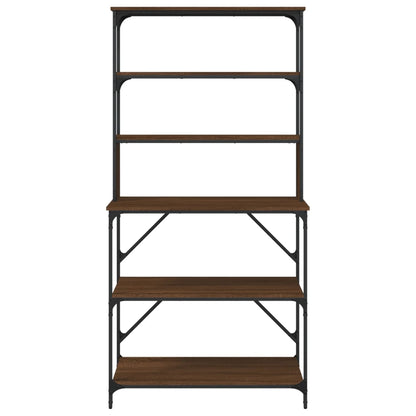 Scaffale Cucina 6Ripiani 90X40X180Cm Multistrato