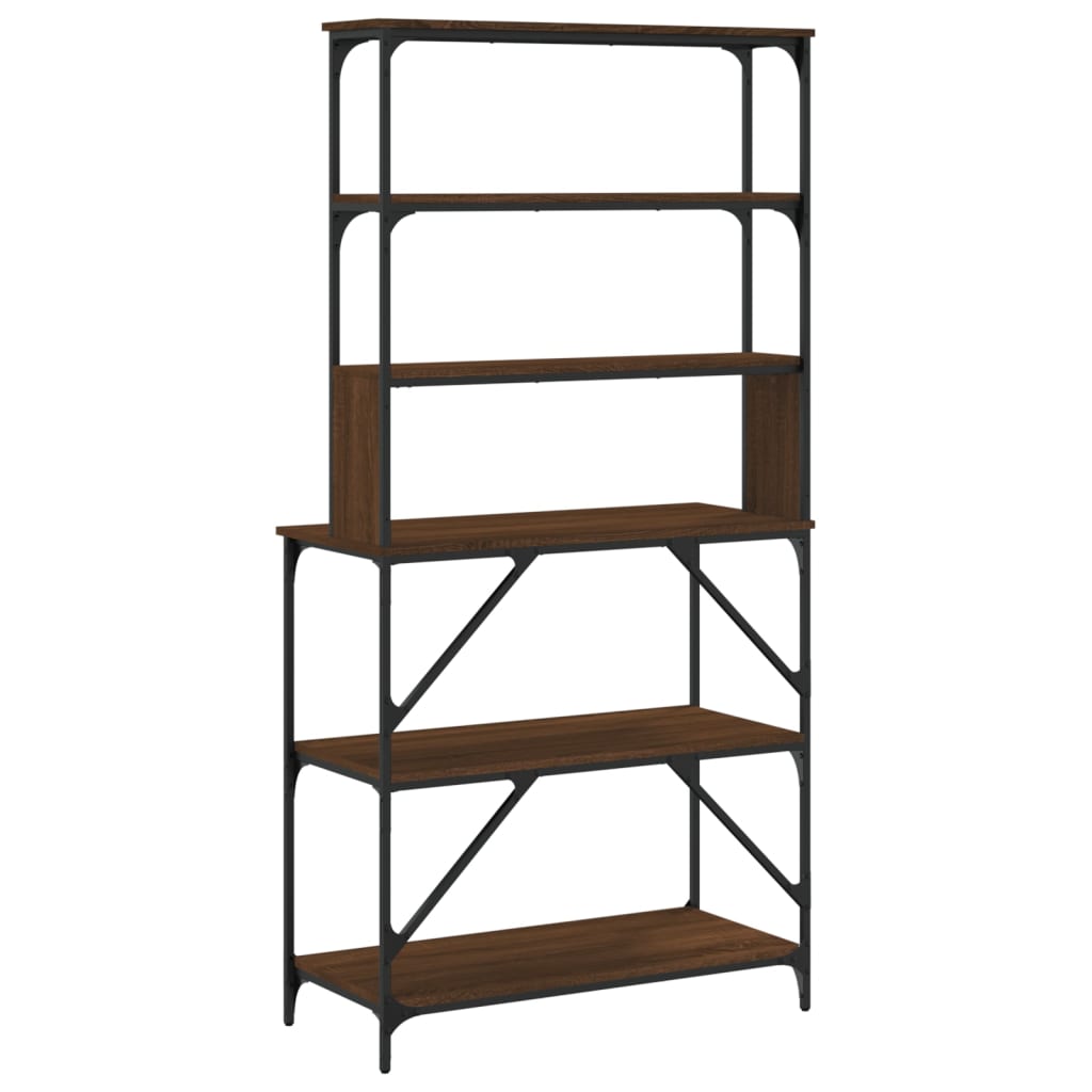 Scaffale Cucina 6Ripiani 90X40X180Cm Multistrato