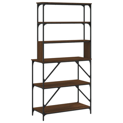 Scaffale Cucina 6Ripiani 90X40X180Cm Multistrato