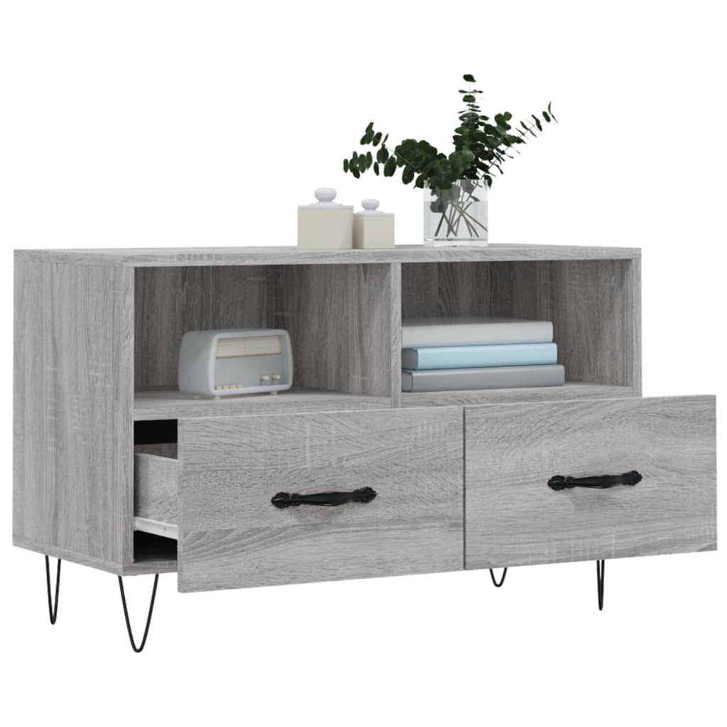 Mobile Porta Tv 80X36X50 Cm In Legno Multistrato