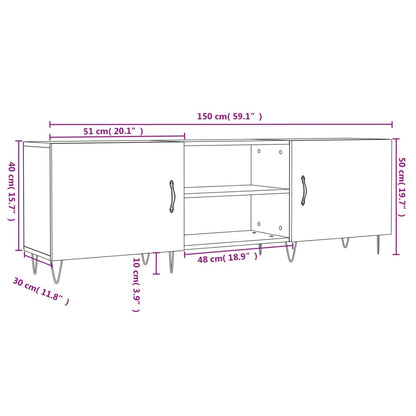 Mobile Porta Tv 150X30X50 Cm In Legno Multistrato