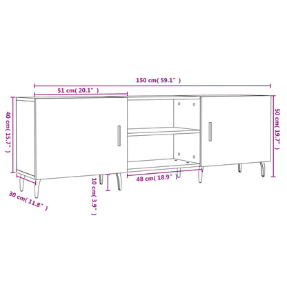 Mobile Porta Tv 150X30X50 Cm In Legno Multistrato