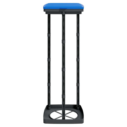 Porta Sacchi Spazzatura 2 Pz Nero E Blu In Pp