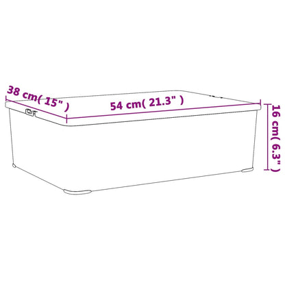 Contenitori In Plastica 3 Pz Impilabili