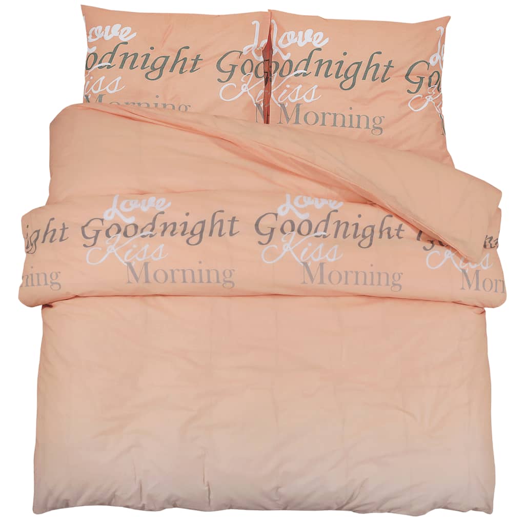 Set Copripiumino 200X200 Cm In Cotone Rosa