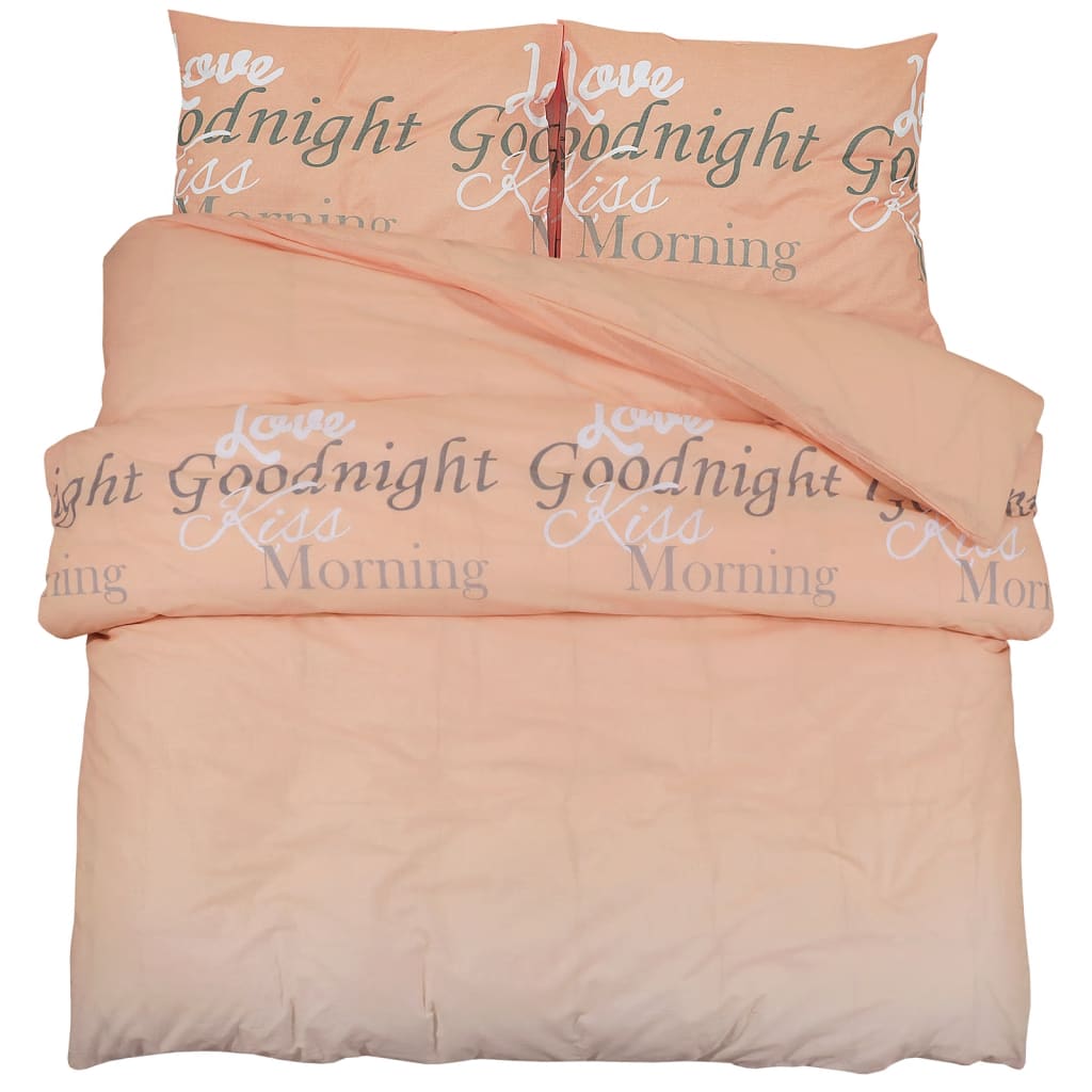 Set Copripiumino 200X200 Cm In Cotone Rosa