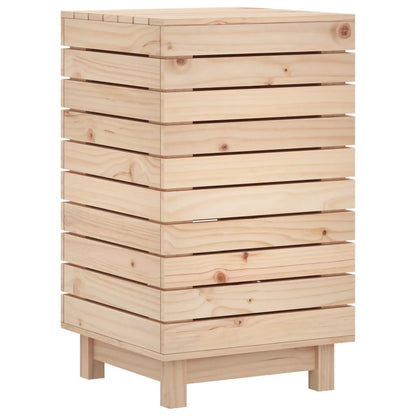 Cesto Per Bucato Legno Massello Pino