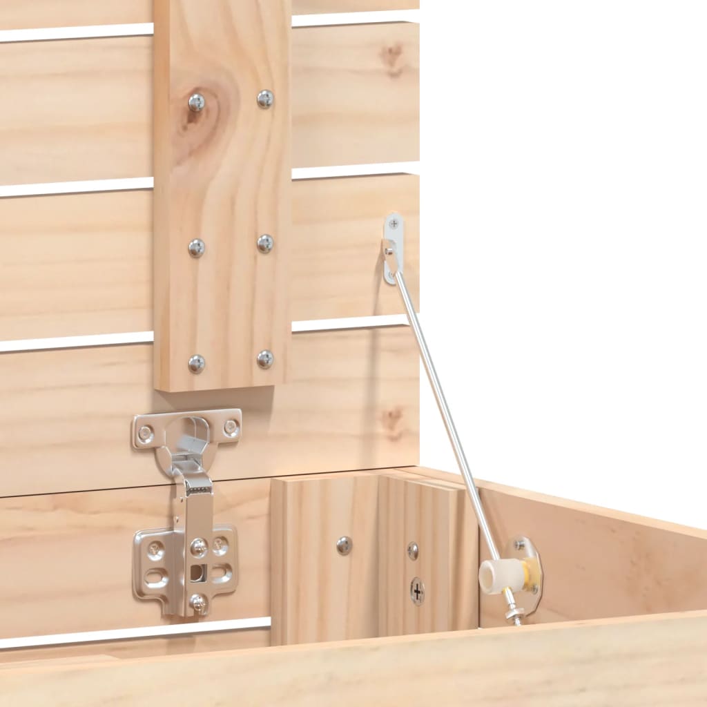 Cesto Per Bucato Legno Massello Pino