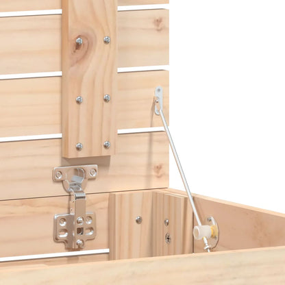 Cesto Per Bucato Legno Massello Pino