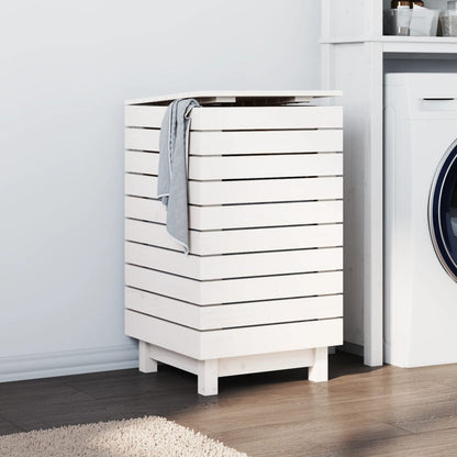 Cesto Per Bucato Legno Massello Pino