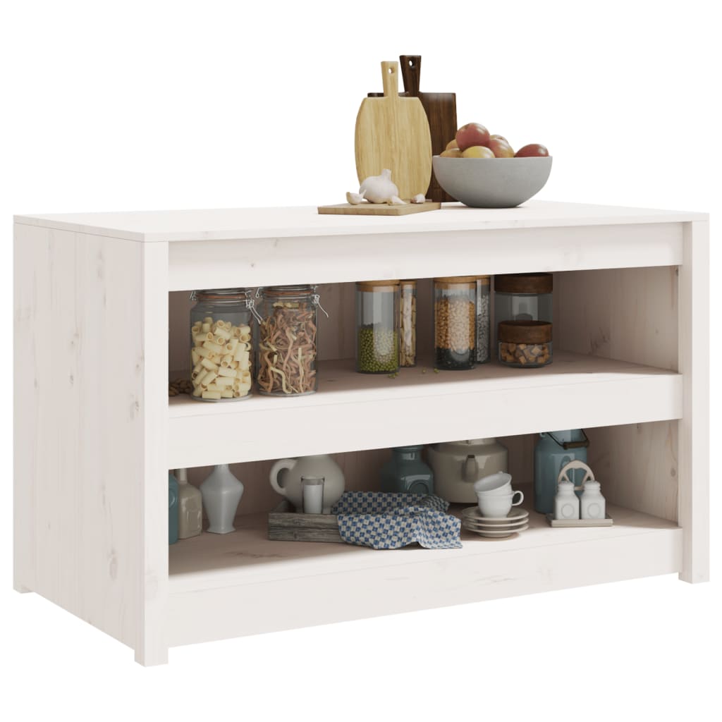 Mobile Da Cucina Da Esterno Bianco Legno Massello Di Pino Pino Bianco