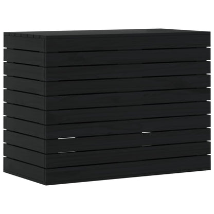 Cesto Per Bucato 88,5X44X66 Cm Legno Massello Pino