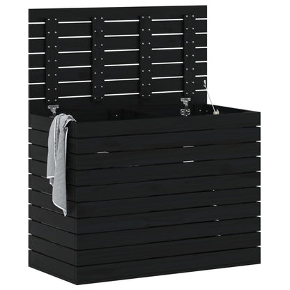 Cesto Per Bucato 88,5X44X66 Cm Legno Massello Pino