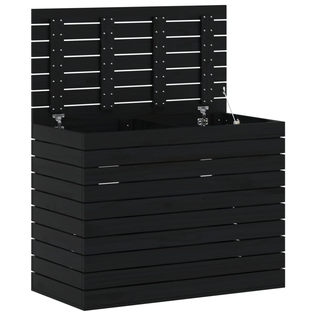Cesto Per Bucato 88,5X44X66 Cm Legno Massello Pino