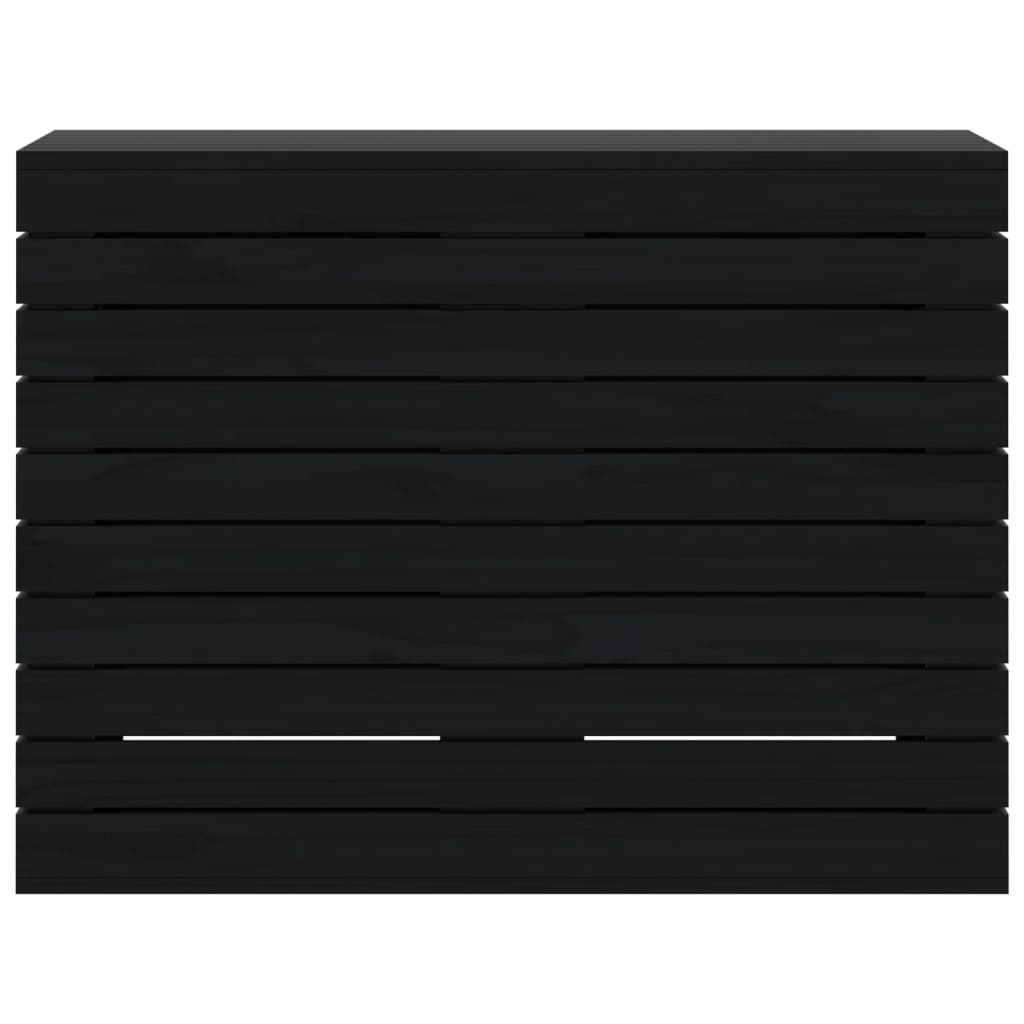 Cesto Per Bucato 88,5X44X66 Cm Legno Massello Pino