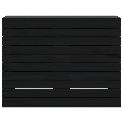 Cesto Per Bucato 88,5X44X66 Cm Legno Massello Pino