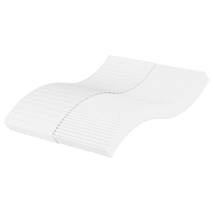 Materasso In Schiuma Bianco 100X210Cm Durezza H2 H3