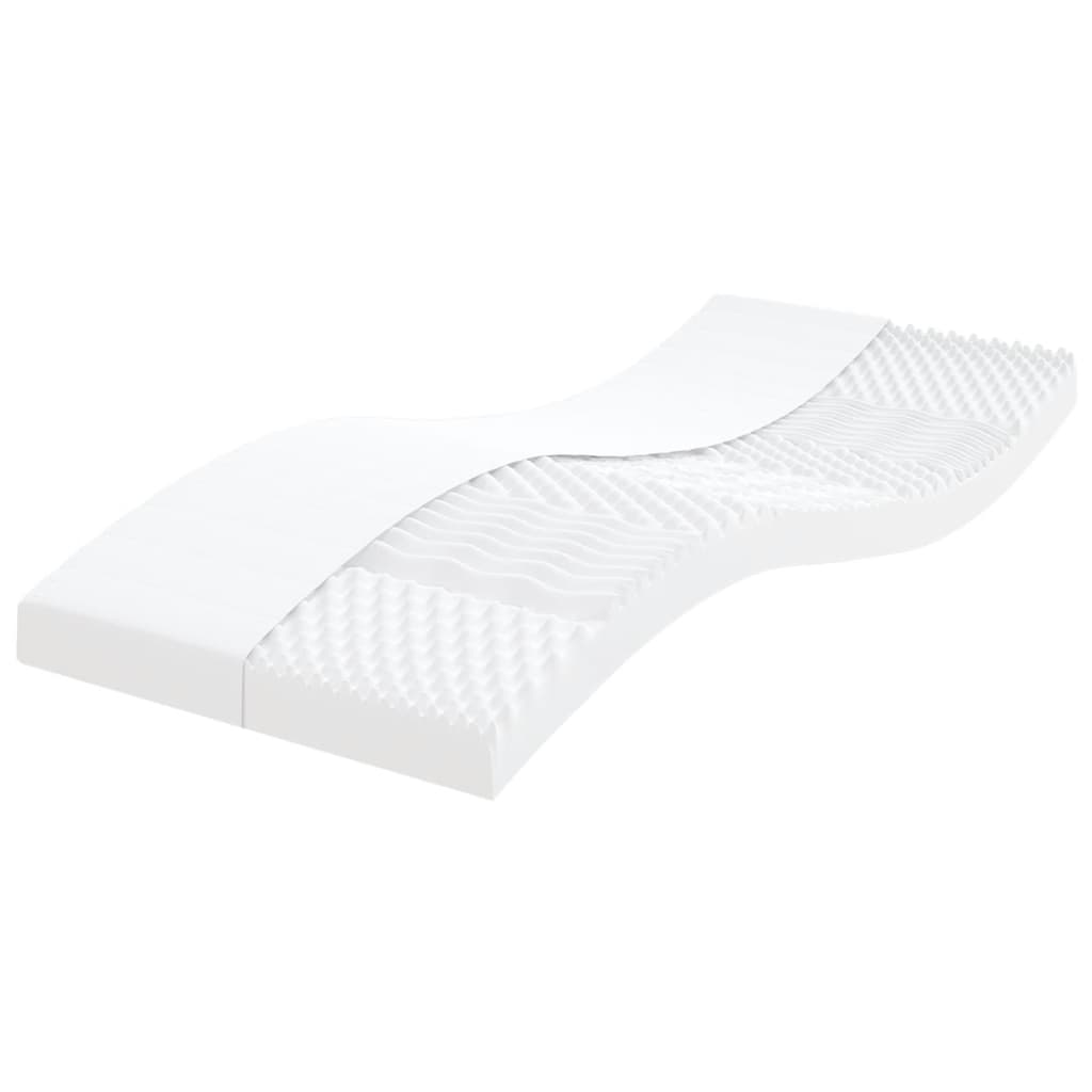 Materasso In Schiuma Bianco 7 Zone Durezza 20 Ild