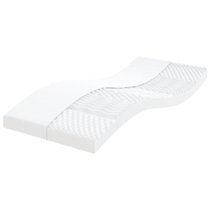 Materasso In Schiuma Bianco 7 Zone Durezza 20 Ild
