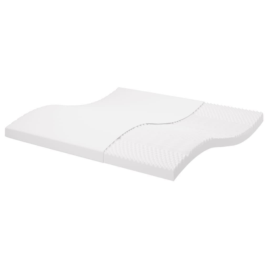 Materasso In Schiuma Bianco 7 Zone Durezza 20 Ild