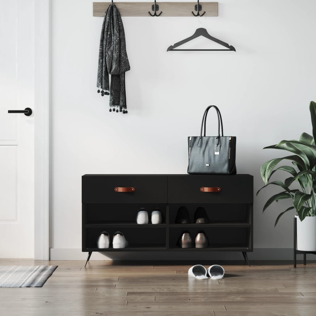 Panca Porta Scarpe 102X35X55 Cm Legno Multistrato