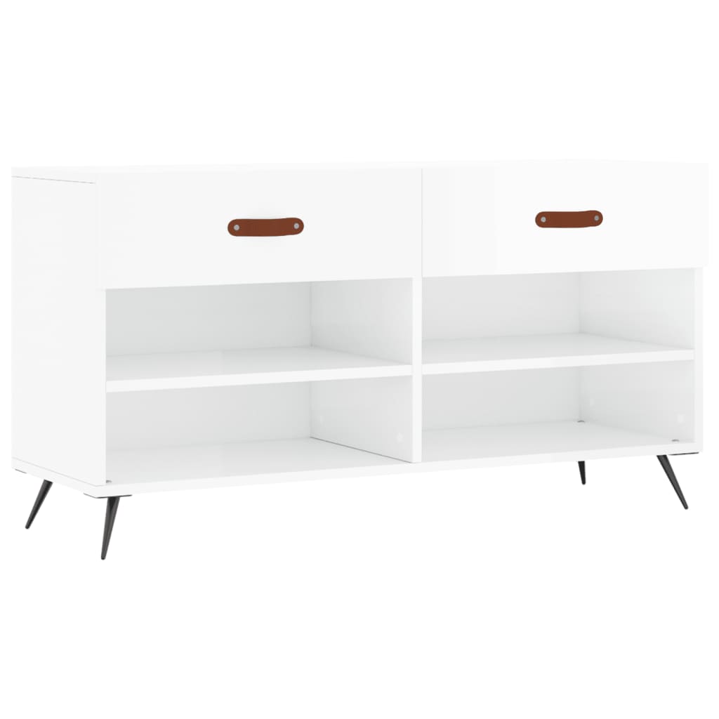 Panca Porta Scarpe 102X35X55 Cm Legno Multistrato