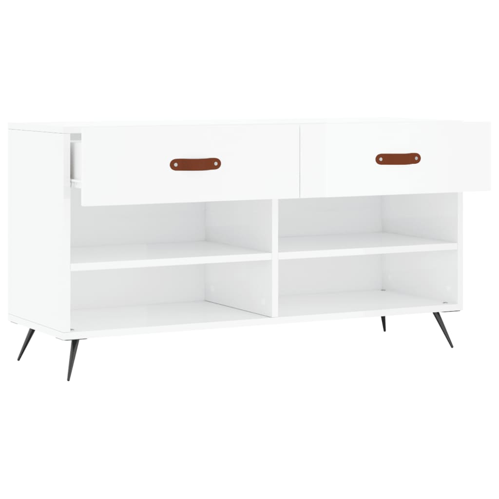 Panca Porta Scarpe 102X35X55 Cm Legno Multistrato