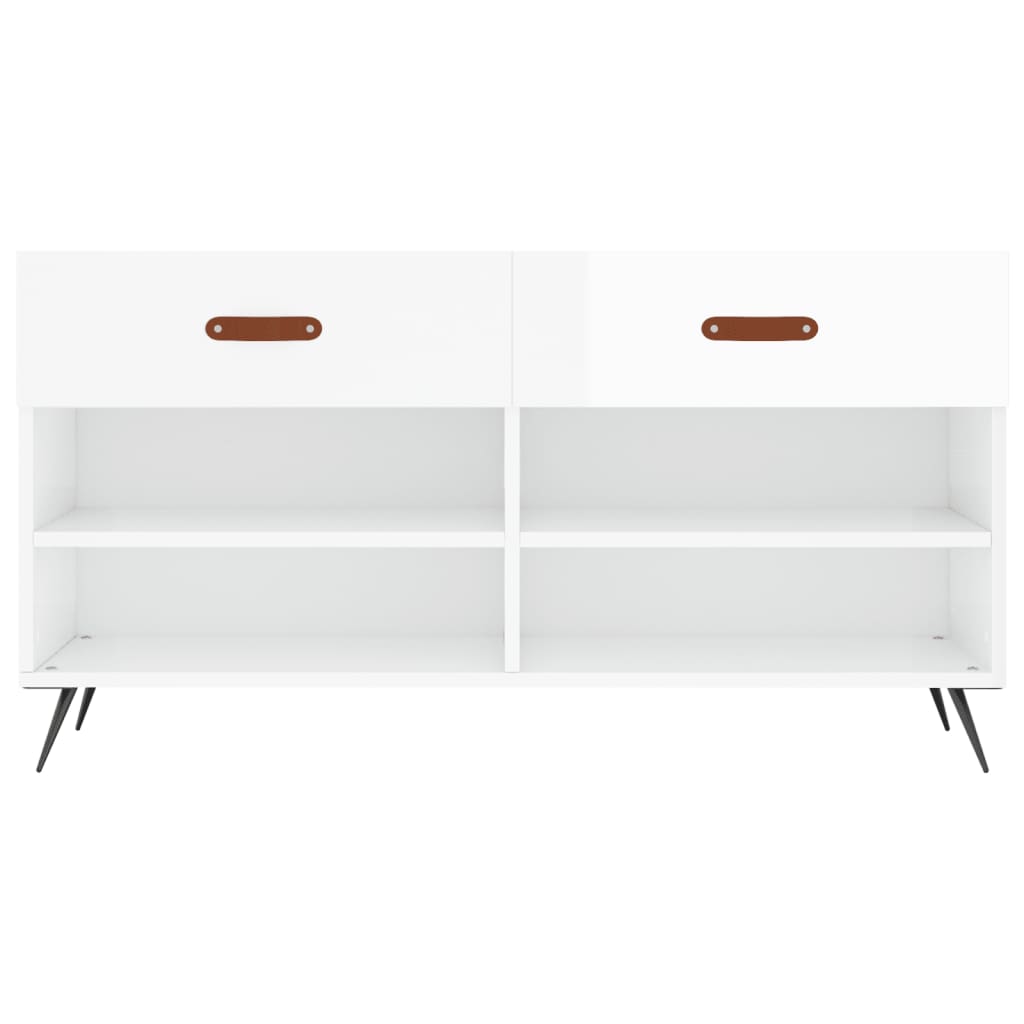 Panca Porta Scarpe 102X35X55 Cm Legno Multistrato