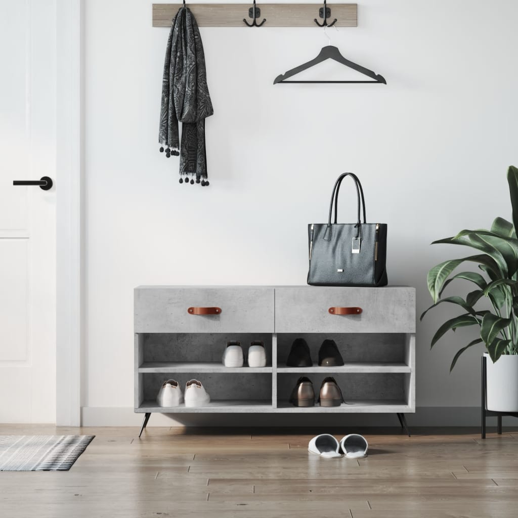 Panca Porta Scarpe 102X35X55 Cm Legno Multistrato