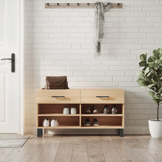 Panca Porta Scarpe 102X35X55 Cm Legno Multistrato