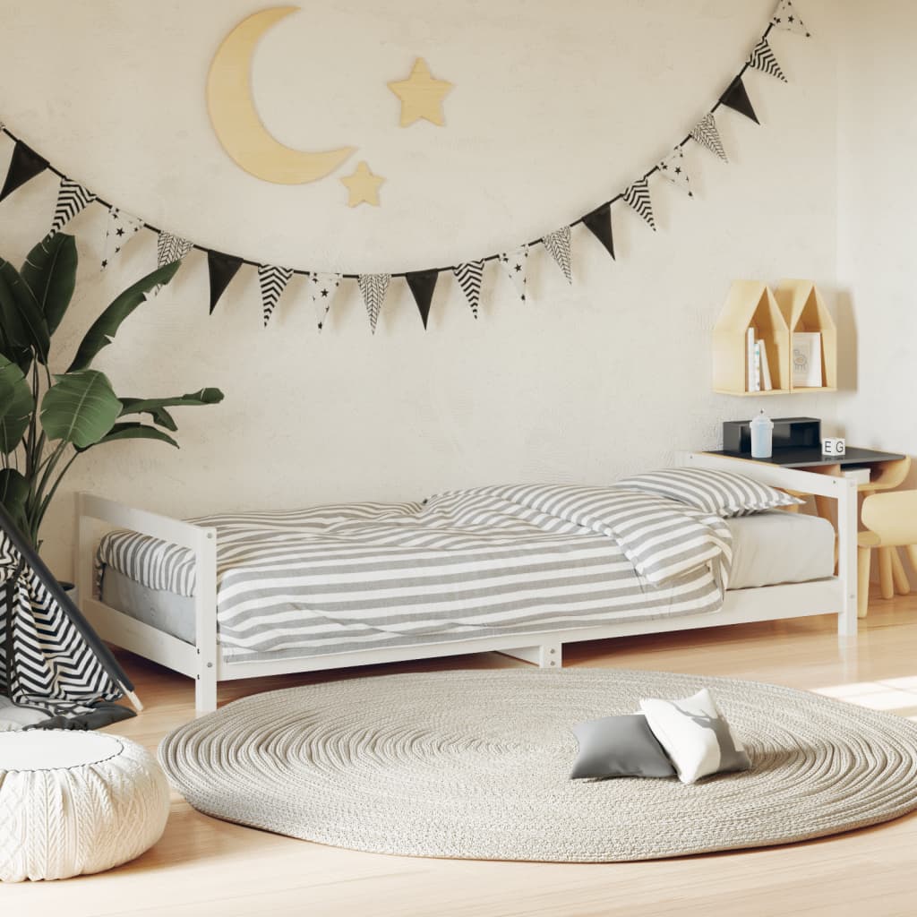 Giroletto Per Bambini 80X160Cm In Legno Massello Di Pino