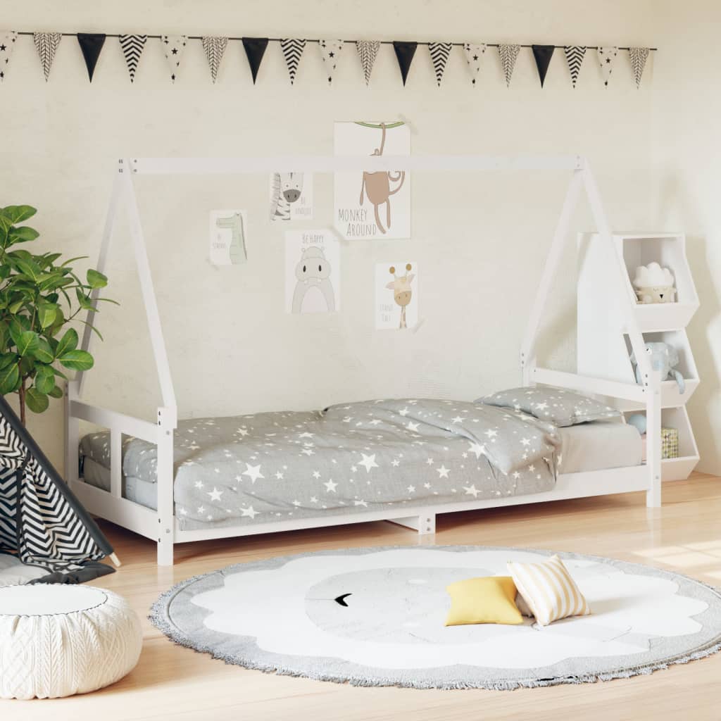 Giroletto Per Bambini 90X200Cm In Legno Massello Di Pino