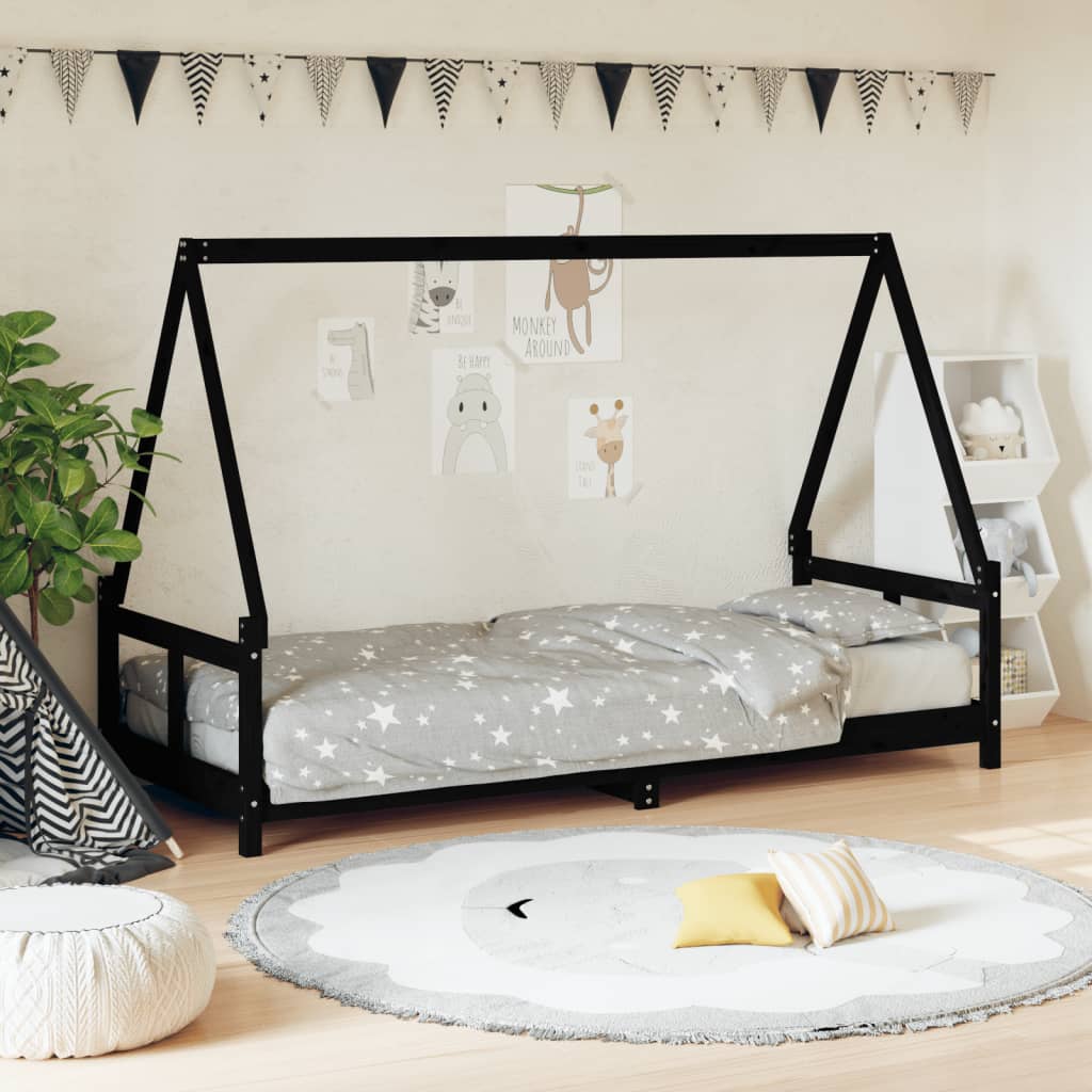Giroletto Per Bambini 90X200Cm In Legno Massello Di Pino