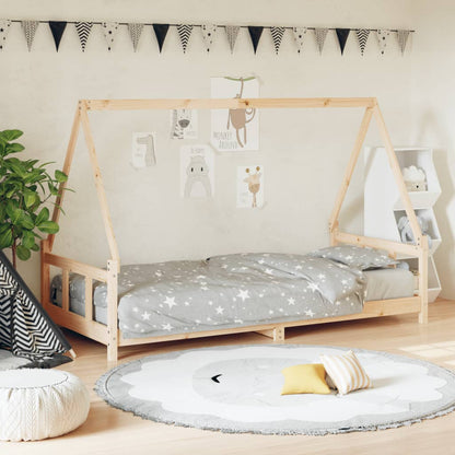 Giroletto Per Bambini 90X200Cm In Legno Massello Di Pino