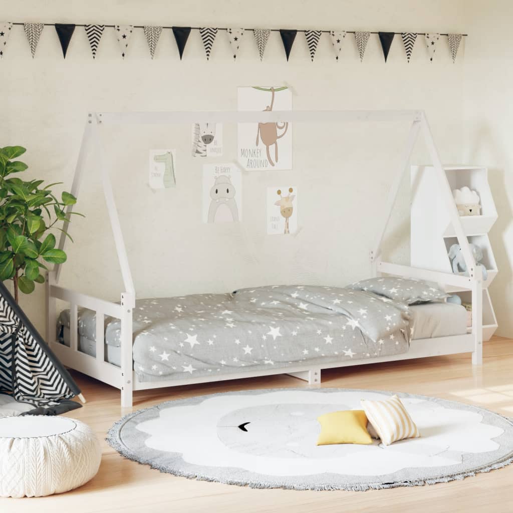Giroletto Per Bambini 90X200Cm In Legno Massello Di Pino