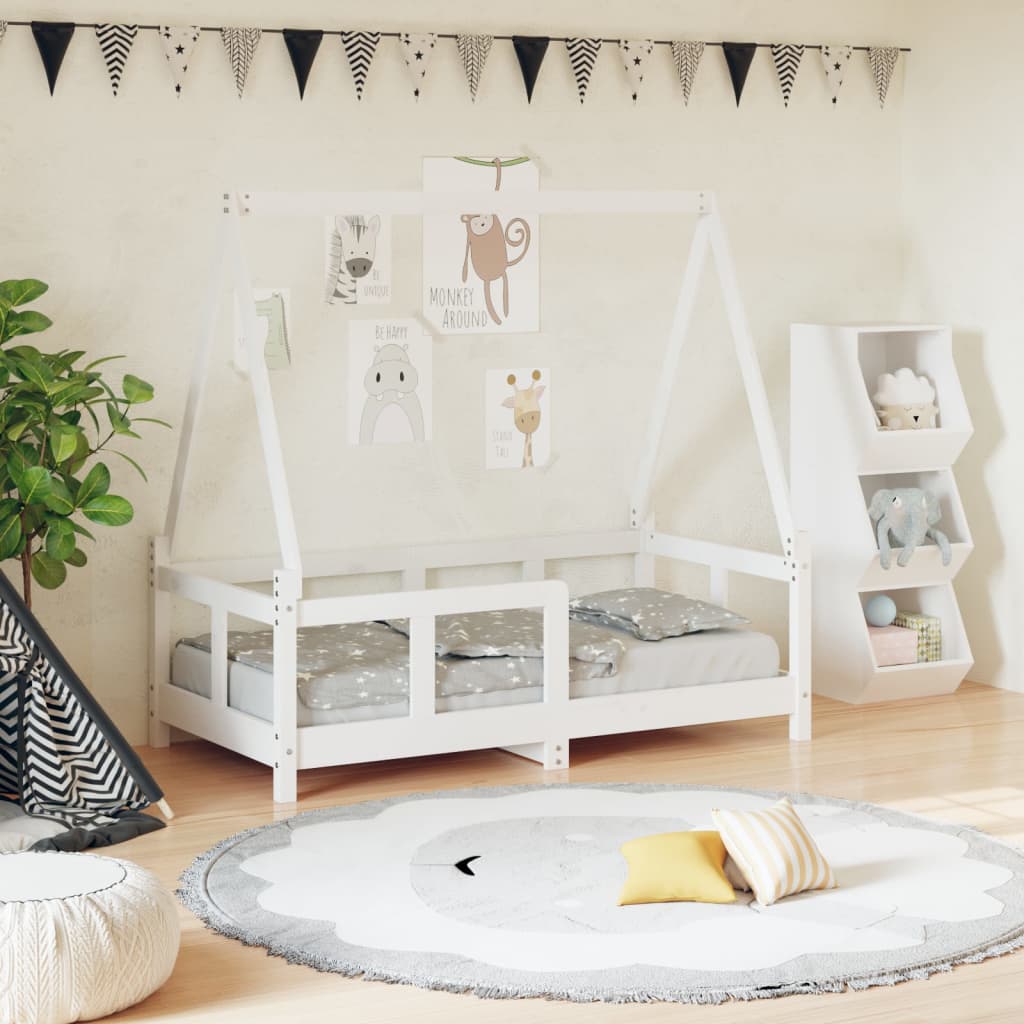 Giroletto Per Bambini 90X200Cm In Legno Massello Di Pino