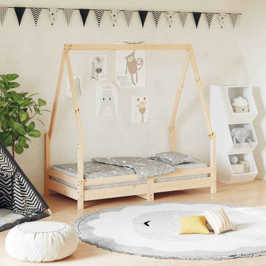 Giroletto Per Bambini In Legno Massello Di Pino