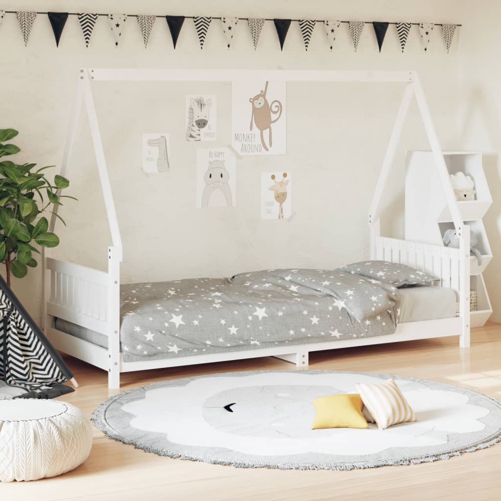 Giroletto Per Bambini 80X200Cm In Legno Massello Di Pino